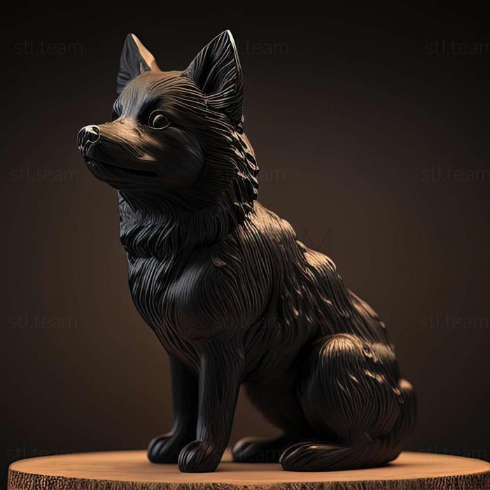 3D модель Собака Шипперке (STL)